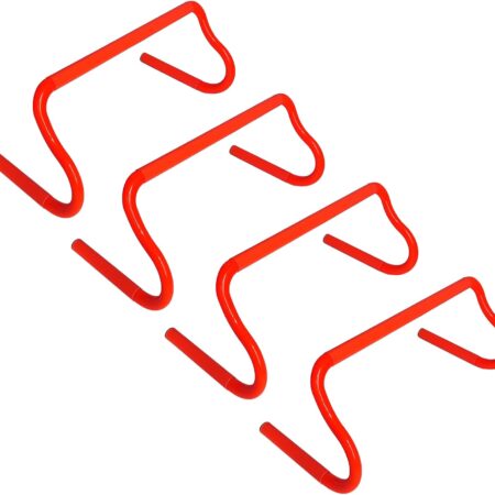 4 Pack Agility Speed Training Hurdles- 9" Detachable Agility Training Hurdles- Sports Practice Equipment for Athletes, Soccer, Basketball