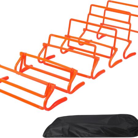 Agility Ladder Speed Training Equipment,Speed Training Hurdles - Includes Agility Hurdles,Disc Cones,Soccer Training Equipment for Youth Adults