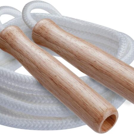 Classic Nylon Jump Rope with Wood Handles, 16-Feet (le)