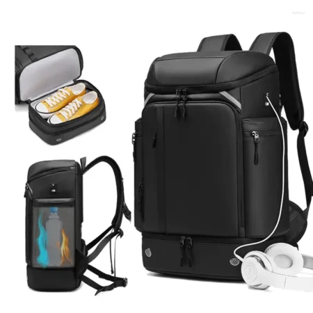 Men Outdoors Mountaineering Laptop Multifunctional Business Travel Waterproof Fashion Shoe Bag