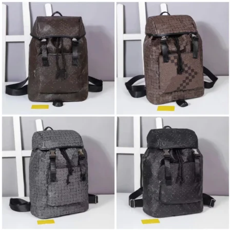 men  Leather Travel Bags s school  mens large capacity mountaineering   sport hasp bag